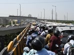 An aerial survey conducted on October 1 had identified an abrupt merger near Sundial where multiple traffic streams converge towards the existing Barapullah flyover.
