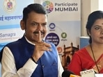 Mumbai, India - Oct. 6, 2026: Maharashtra Chief Minister Devendra Fadnavis during the launch of the BMC’s ‘Participate Mumbai’ initiative and signing of an MoU with governance advisory organisation Samagra. (Anshuman Poyrekar/HT Photo)