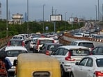 An eight-km journey from Safdarjung Hospital to Sarai Kale Khan took more than an hour on Thursday evening amid widespread congestion.