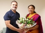 UP Congress president Aradhana Mishra met Leader of Opposition Rahul Gandhi and others on Monday during her first visit to New Delhi after taking charge. (Sourced)