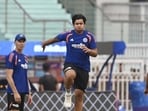 Vaibhav Sooryavanshi in action before the India vs West Indies 1st T20I