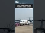 FLY91's First Flight Receives Water Cannon Salute In Navi Mumbai | HT India
