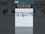 IAF Holds Full Dress Rehearsal At Hindon Air Base Ahead Of IAF's 94th Air Force Day