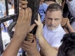 Rahul caught many opposition MPs, including some from his own party, when he entered Akashwani Bhawan.