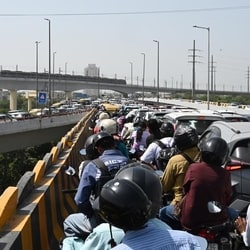 An aerial survey conducted on October 1 had identified an abrupt merger near Sundial where multiple traffic streams converge towards the existing Barapullah flyover.