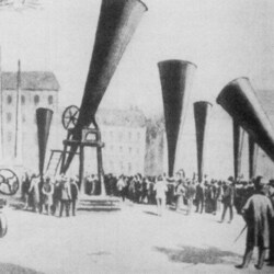 Hail cannons have been used in European vineyards for centuries.
