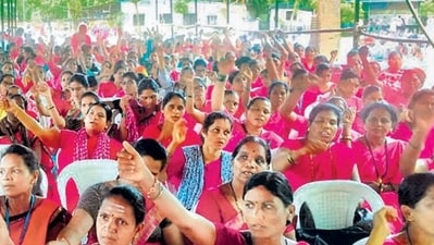 Anganwadi workers Anganwadi workers
