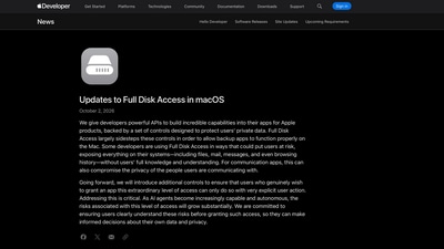 Apple has heard the complaints and, while not naming Meta, notes that AI agents are the reason for implementing this change now. Apple has heard the complaints and, while not naming Meta, notes that AI agents are the reason for implementing this change now.