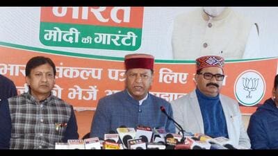 He said that the BJP would highlight the issues of corruption and the deteriorating law and order situation before the public during the upcoming Punjab and Himachal Pradesh assembly elections. (HT Photo for representation)