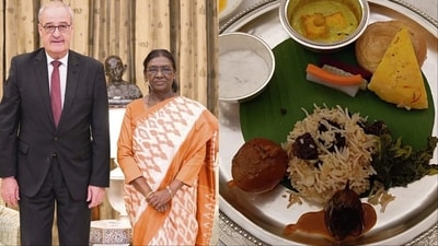 Kana guchh pulao served at President Droupadi Murmu's dinner for Swiss President Guy Parmelin