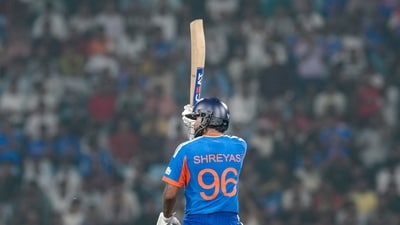 Shreyas Iyer hit an unbeaten 102 off 43 balls in opening T20I against the West Indies. (PTI) Shreyas Iyer hit an unbeaten 102 off 43 balls in opening T20I against the West Indies. (PTI)