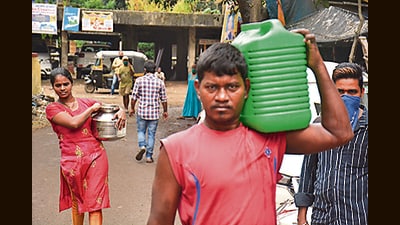 The civic administration has been considering a day-long water cut every week from October to conserve water for the summer months. (REPRESENTATIVE PIC) The civic administration has been considering a day-long water cut every week from October to conserve water for the summer months. (REPRESENTATIVE PIC)