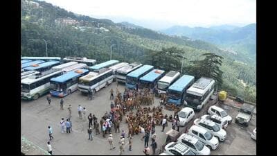 The union raised several service-related demands, including payment of pending overtime. (HT Photo for representation)