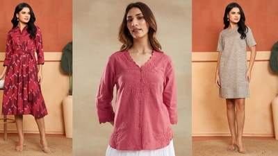 I swapped my everyday outfits for FabIndia cotton dresses and tops. (FabIndia) I swapped my everyday outfits for FabIndia cotton dresses and tops. (FabIndia)