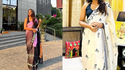 Wearing a saree to a festive party? 4 Styling details that make it work Wearing a saree to a festive party? 4 Styling details that make it work