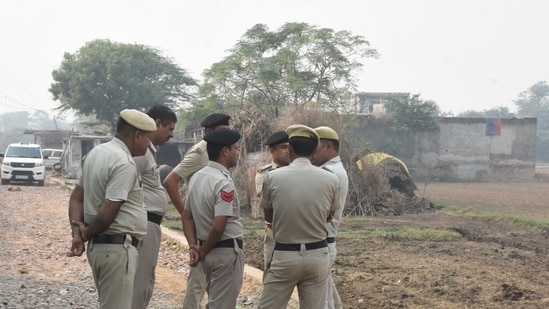 Police said the suspect, who had covered his face with a cloth, entered the house and fled after attacking her. )