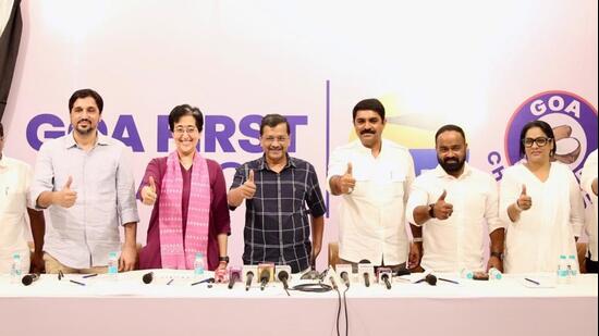On September 13, the GFP and AAP announced that the two parties would contest next year’s Goa assembly election in an alliance. (X/AAPGoa)