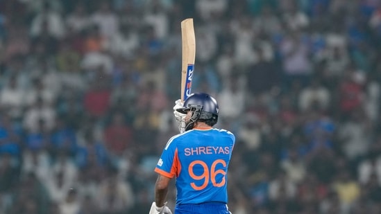 Shreyas Iyer hit an unbeaten 102 off 43 balls in opening T20I against the West Indies.