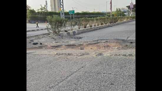 Residents said several stretches are uneven and riddled with potholes, with Bajghera Road, the main arterial road in the area, among the worst affected.