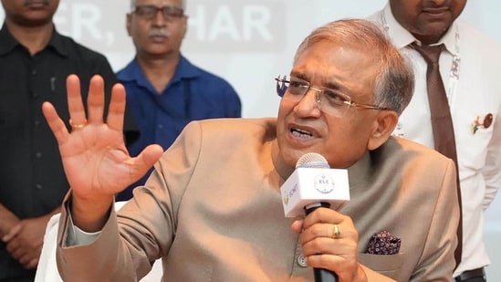 Chief Election Commissioner of India, Gyanesh Kumar. (HT File Photo)