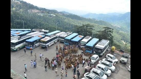 The union raised several service-related demands, including payment of pending overtime. (HT Photo for representation)