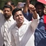 New Delhi: Trinamool Congress (TMC) MP Abhishek Banerjee during a demonstration as part of the INDIA bloc's march towards the Election Commission of India office, demanding the resignation of Chief Election Commissioner Gyanesh Kumar, in New Delhi, Tuesday, Oct. 6, 2026. (PTI Photo/Karma Bhutia)(PTI10_06_2026_000043B)