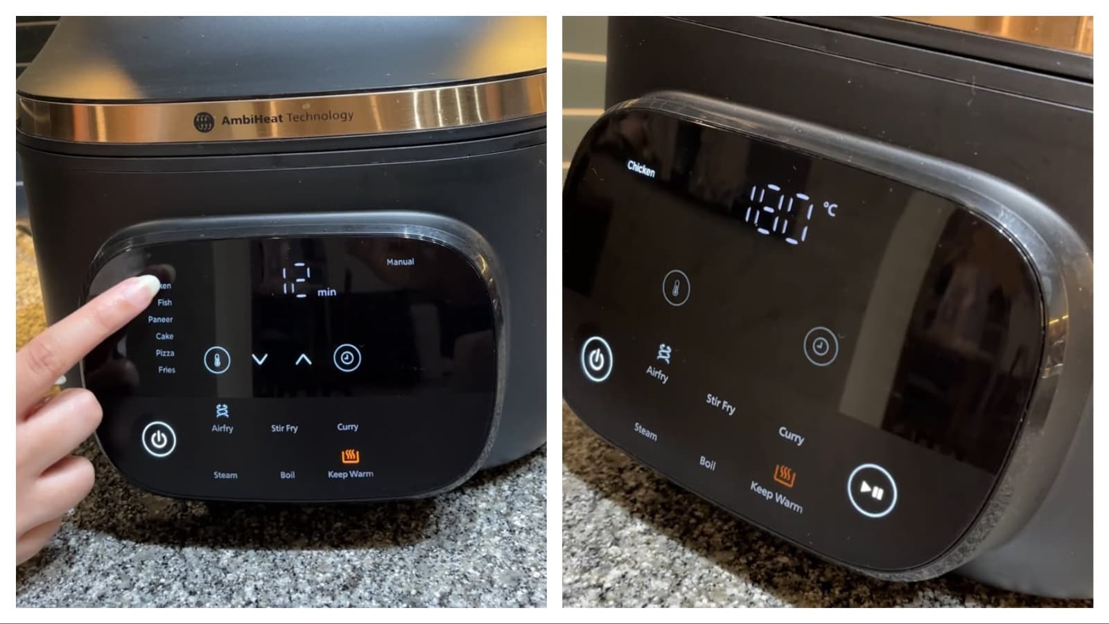 Philips OneChef: The UI is easy to navigate. (Aishwarya Faraswal - HT)