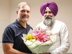 Lok Sabha LoP Rahul Gandhi and newly appointed Punjab Congress president Pargat Singh.