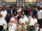 New Delhi, Oct 06 (ANI): Lok Sabha LoP Rahul Gandhi, Congress MP Priyanka Gandhi Vadra and other INDIA bloc MPs at New Police Line, Kingsway Camp after being detained by Delhi Police during a protest at Akashvani Bhavan against Chief Election Commissioner Gyanesh Kumar, in New Delhi on Tuesday.(ANI Video Grab)