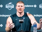 Cam Jurgens trade comes just one day after Lane Johnson’s retirement.(AP Photo)