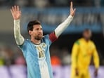 Lionel Messi played his final Argentina match against Benin.(AP Photo)