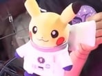 Pikachu floating aboard the ISS (L), Indian astronaut Shubhanshu Shukla holding a plushie named ‘Joy’ (R). Pikachu floating aboard the ISS (L), Indian astronaut Shubhanshu Shukla holding a plushie named ‘Joy’ (R).