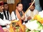 Dhami attributes India's progress to Modi's leadership, seeking divine blessings for the Prime Minister's lasting success and wellbeing.