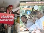Samajwadi Party chief Akhilesh Yadav was absent from INDIA bloc meeting at a restaurant in Delhi on Wednesday.(PTI/AFP)