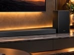 5.1 and 9.1 soundbars with wireless subwoofers for home theatres(AI generated)