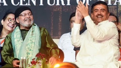 Mithun Chakraborty was appointed cabinet minister in the West Bengal government. (ANI) Mithun Chakraborty was appointed cabinet minister in the West Bengal government. (ANI)
