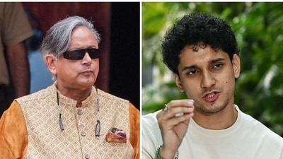 Shashi Tharoor was mentioned by CJP's Saurav Das in reaction to a PM Modi clip (PTI/ANI) Shashi Tharoor was mentioned by CJP's Saurav Das in reaction to a PM Modi clip (PTI/ANI)