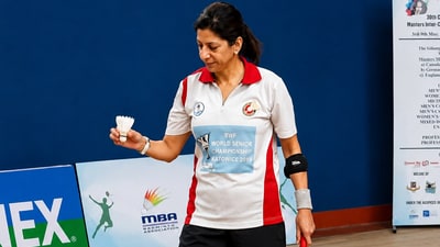 54-year-old Naheed Divecha is a national champion and a second-degree black belt in karate. 54-year-old Naheed Divecha is a national champion and a second-degree black belt in karate.