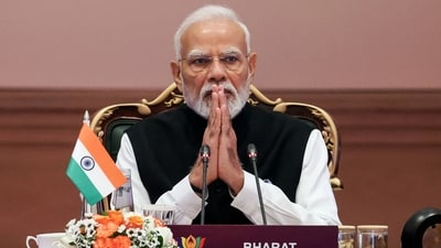 NDA constituents said Modi’s political career, which began with his tenure as Gujarat chief minister before he became Prime Minister in 2014, is defined not only by electoral success but also by his ability to sustain alliances and accommodate parties with different regional and political interests. (AFP) NDA constituents said Modi’s political career, which began with his tenure as Gujarat chief minister before he became Prime Minister in 2014, is defined not only by electoral success but also by his ability to sustain alliances and accommodate parties with different regional and political interests. (AFP)