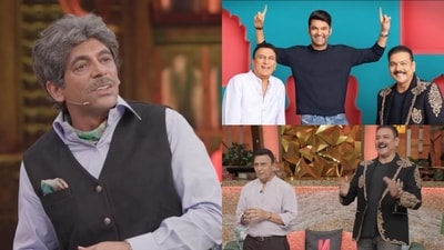 Sunil Gavaskar and Ravi Shastri grace The Great Indian Kapil Show. Sunil Gavaskar and Ravi Shastri grace The Great Indian Kapil Show.