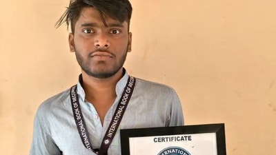 Shubham Kumar’s Candy Crush feat gets record recognition. (Instagram/@internationalbookofrecords)