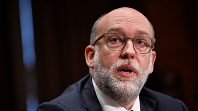Russell Vought, director of the Office of Management and Budget (OMB), along with Stephen Miller was part of the Donald Trump administration during his first presidential term as well. (Bloomberg)