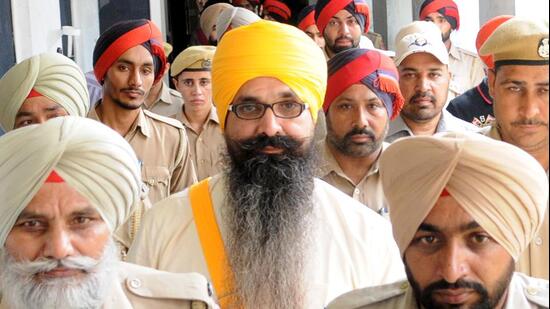 A special court sentenced Balwant Singh Rajoana to death in July 2007, a decision upheld by the Punjab and Haryana high court in 2010. (HT FILE PHOTO)
