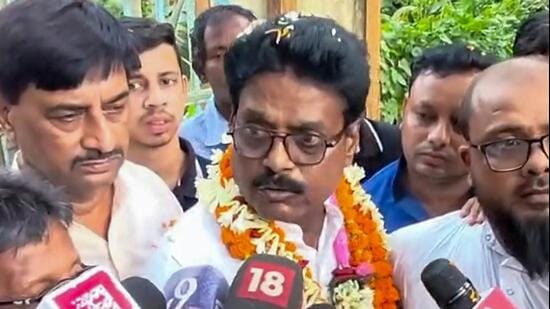 Milan Pradhan was arrested on September 18, hours after the Trinamool Congress candidate withdrew and party chief Mamata Banerjee announced support for the Congress candidate