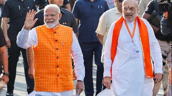 The Gurugram programme came on the day PM Modi completed 25 years as a head of government. (Reuters file photo)