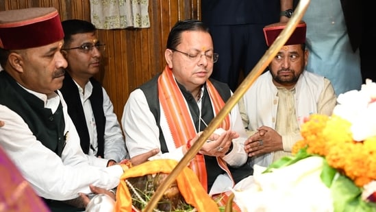 Dhami attributes India's progress to Modi's leadership, seeking divine blessings for the Prime Minister's lasting success and wellbeing.