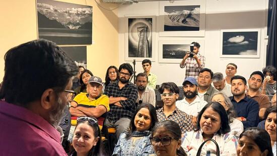 documentary filmmaker Pankaj Rishi Kumar discussed his filmmaking process and the themes explored through his work.