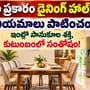 వాస్తు ప్రకారం డైనింగ్ హాల్‌లో ఈ నియమాలు పాటించండి.. ఇంట్లో సానుకూల శక్తి, కుటుంబంలో సంతోషం!