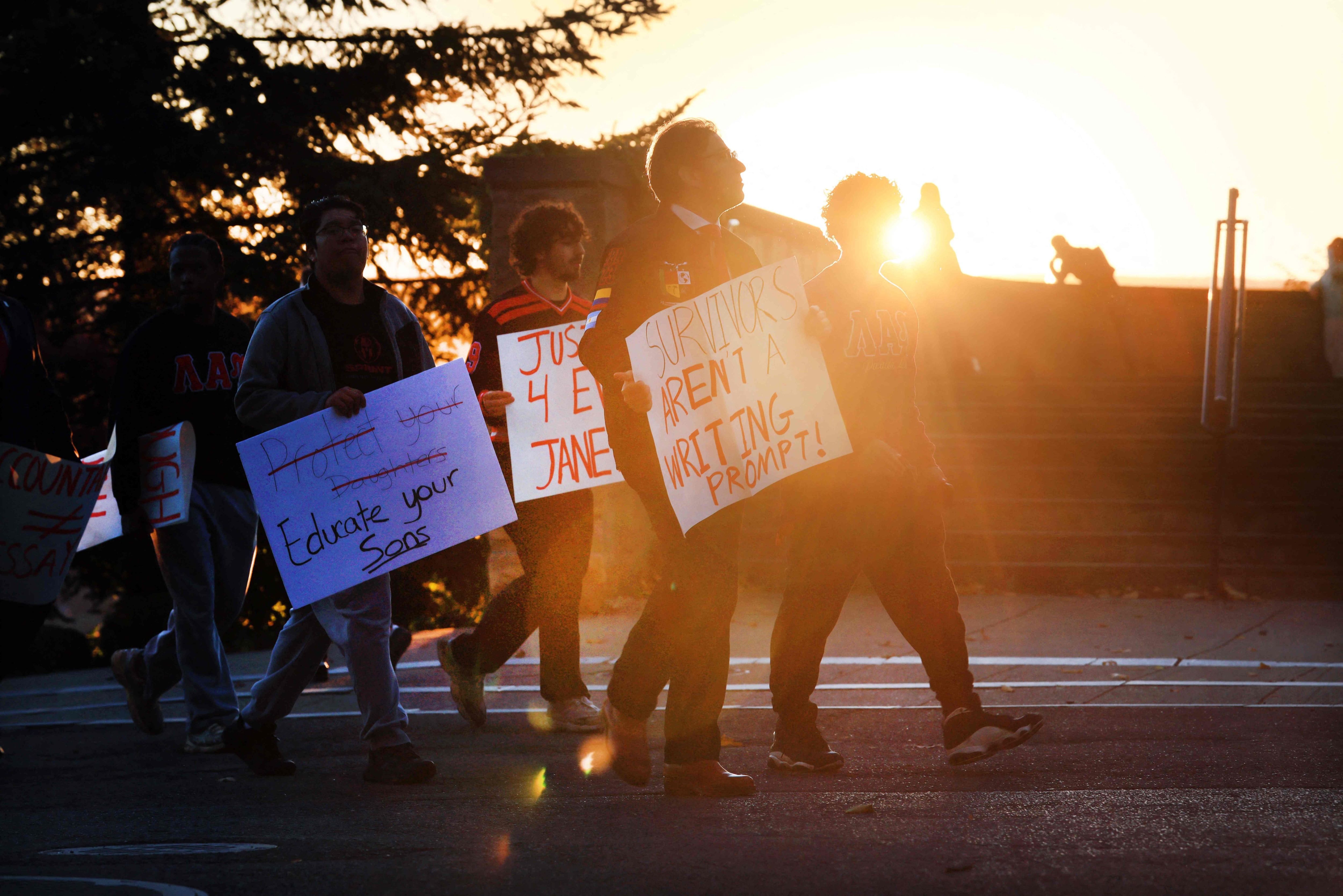 Students walk on the campus of Cornell University at sunset following a protest and rally against the university's actions after a student was sexually assaulted at a campus fraternity in 2024 on October 5, 2026, in Ithaca, New York. (Getty Images via AFP) Students walk on the campus of Cornell University at sunset following a protest and rally against the university's actions after a student was sexually assaulted at a campus fraternity in 2024 on October 5, 2026, in Ithaca, New York. (Getty Images via AFP)