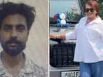 (Left) Parminder Prasad, alias Kaka, the main shooter who allegedly killed social media influencer Madhusudan Singh, known online as Mad Sandhu (right), on Loharka Road in Amritsar on October 3 .